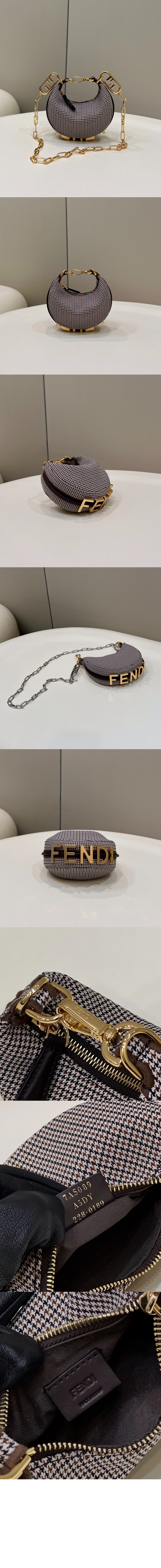 펜디 스팽글 미니 클러치 7AS089