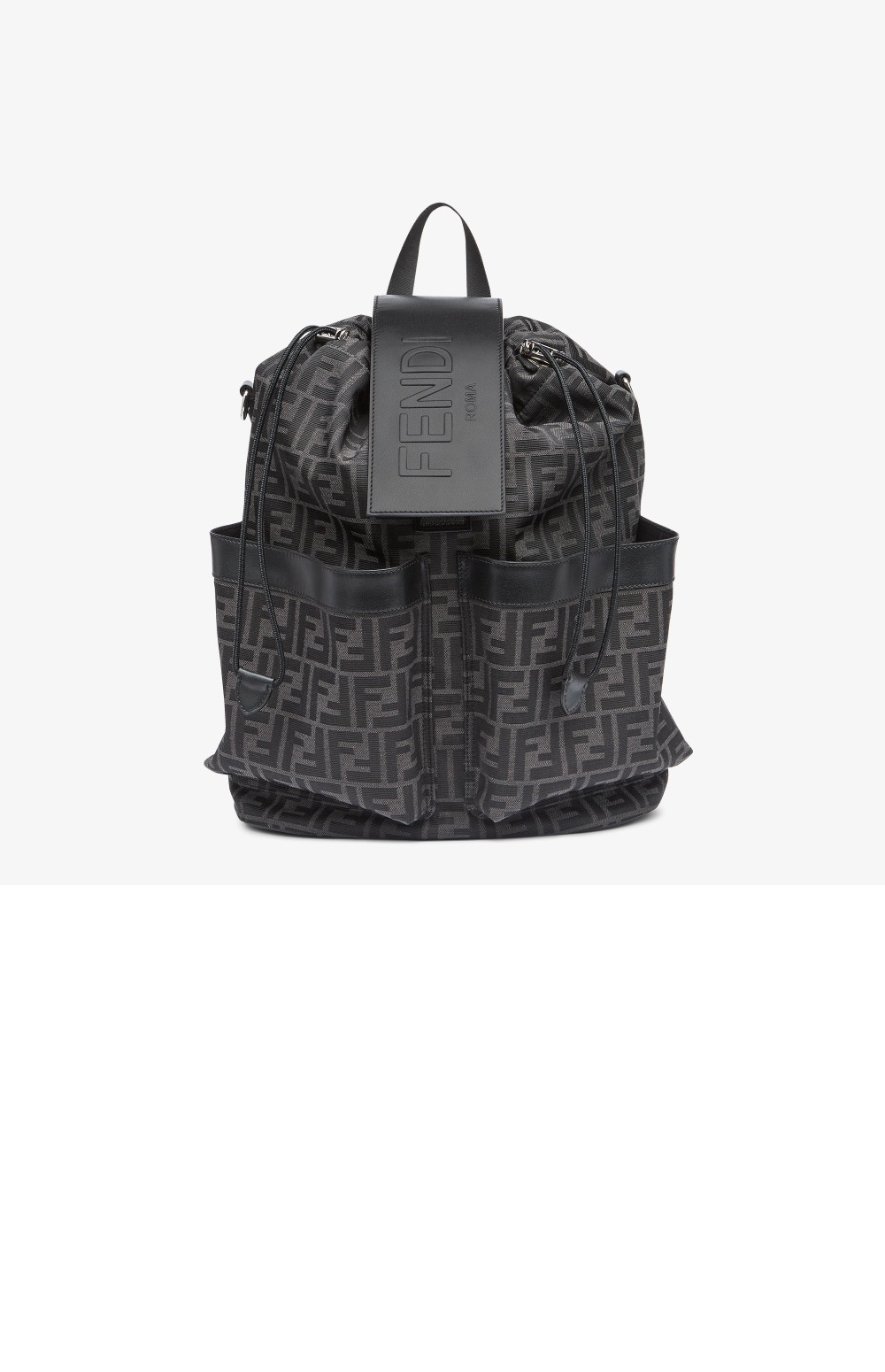 펜디 FF 자카드 펜디 스트라이크 미디엄 7VZ070