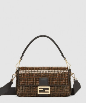 펜디 바게트백 미듐 8BR600