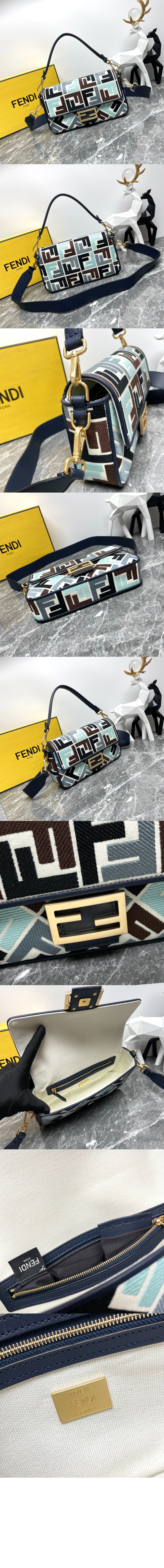 펜디 바게트백 미듐 8BR600