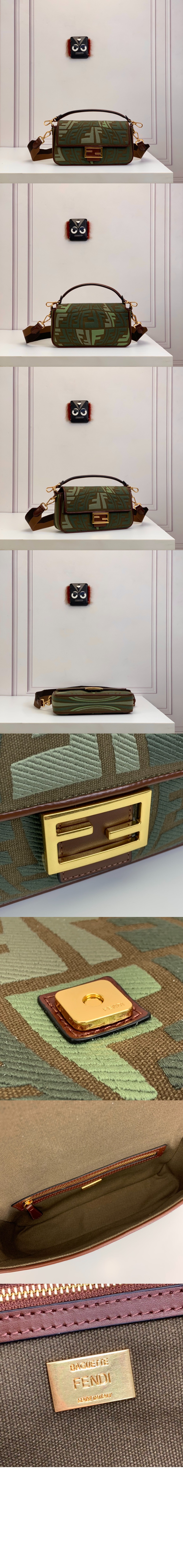 펜디 바게트백 미듐 8BR600