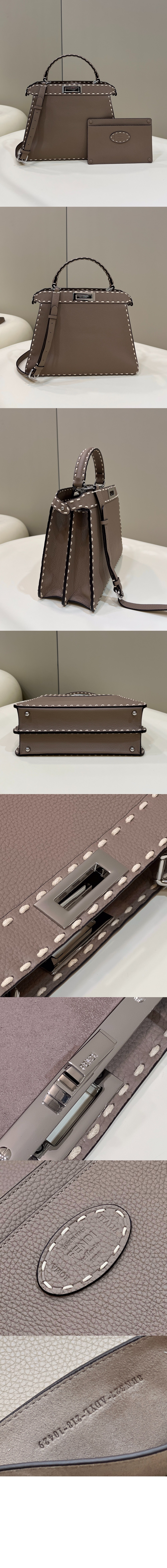 펜디 레더 핸드백 8BN321