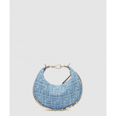 펜디 데님 패브릭 미니백