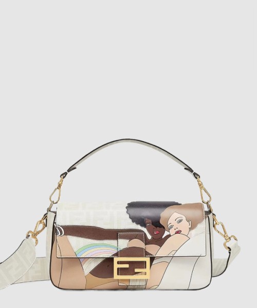 펜디 바게트백 미듐 8BR600