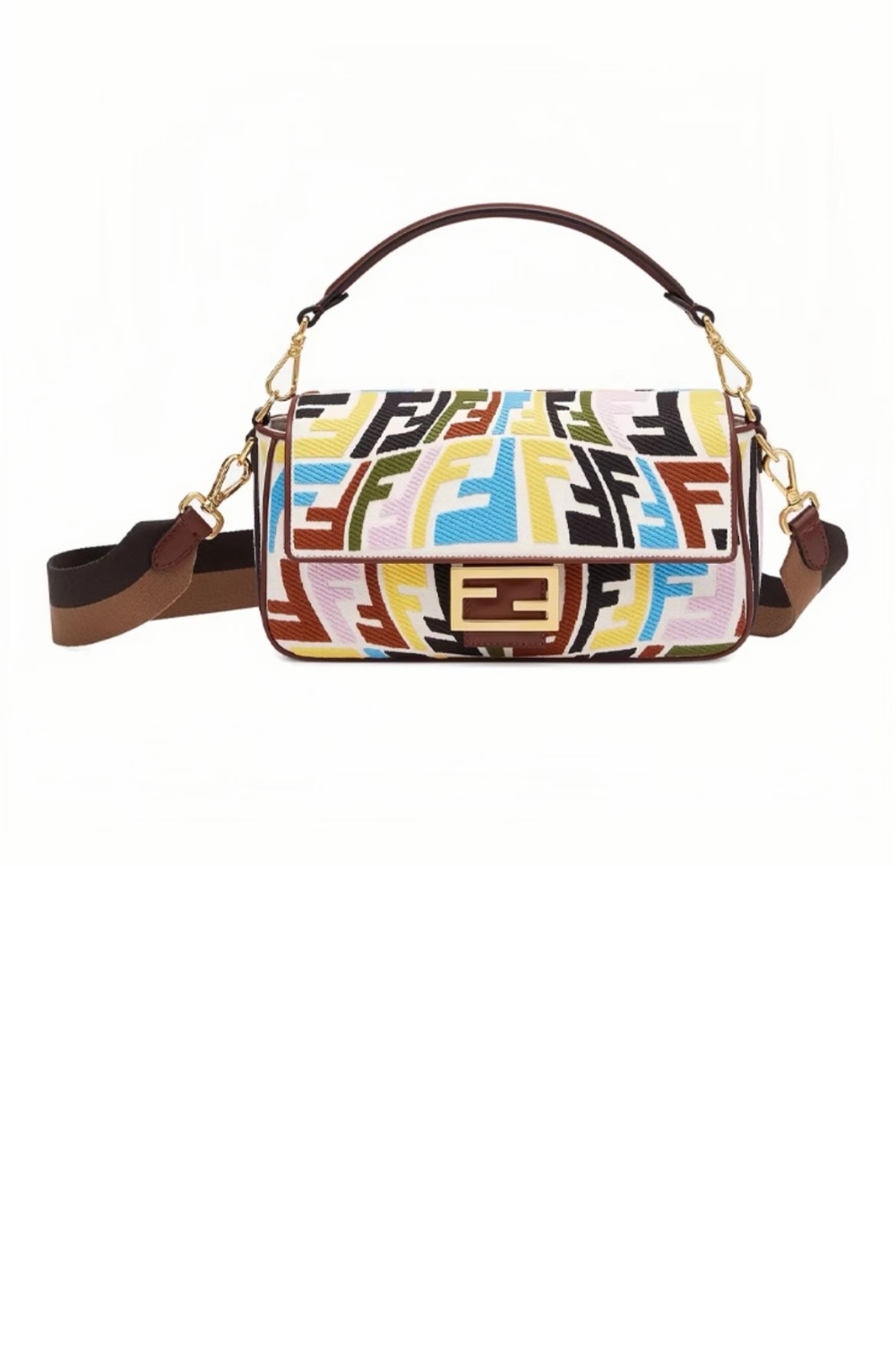 펜디 바게트백 미듐 8BR600