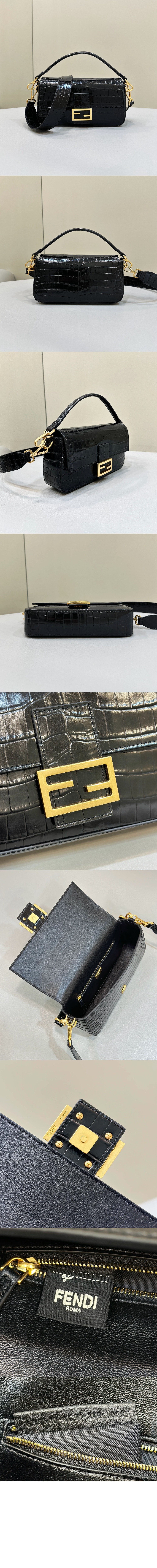 펜디 바게트백 미듐 8BR600