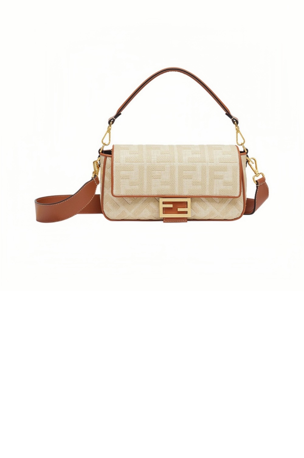 펜디 바게트백 미듐 8BR600