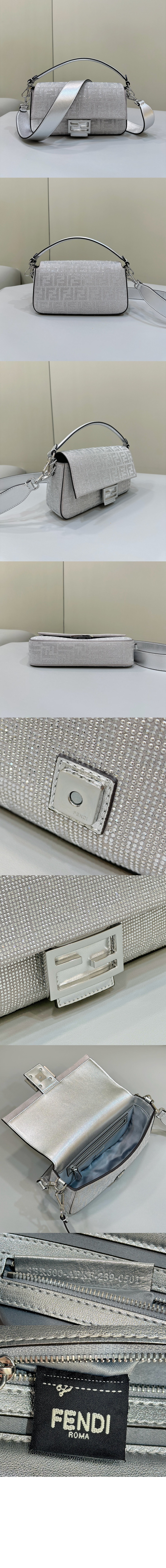 펜디 바게트백 미듐 8BR600