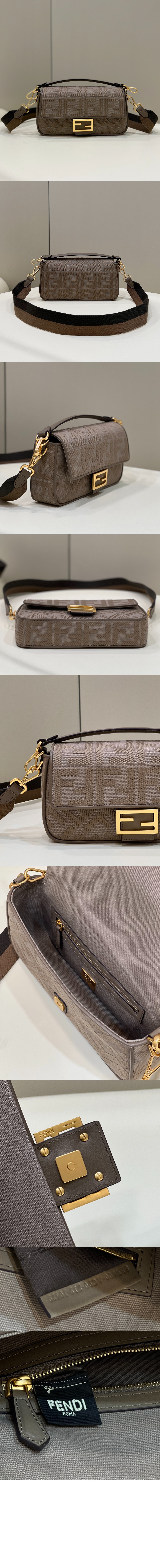 펜디 바게트백 미듐 8BR600