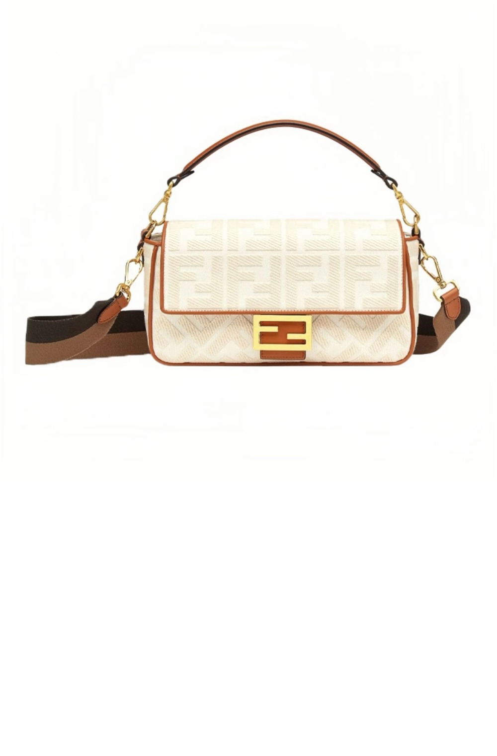 펜디 바게트백 미듐 8BR600