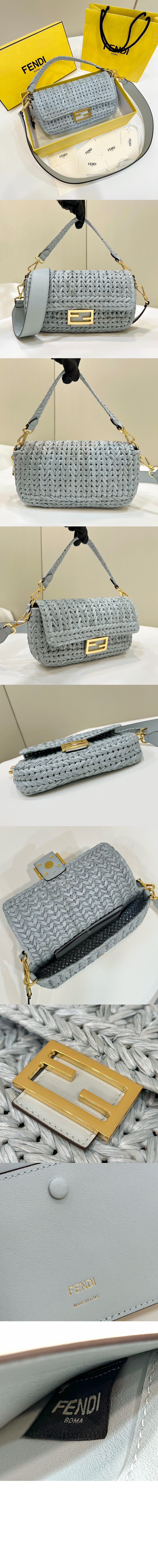 펜디 바게트백 미듐 8BR600