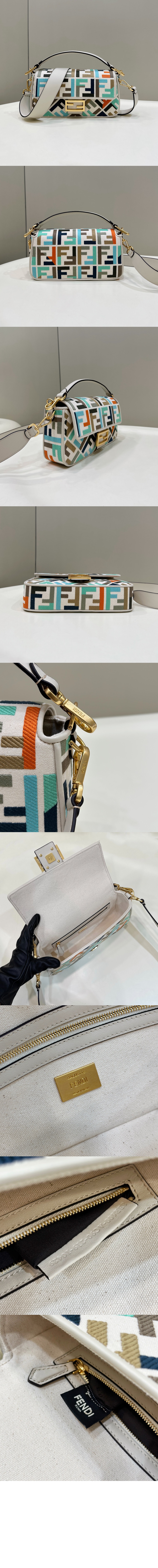 펜디 바게트백 미듐 8BR600