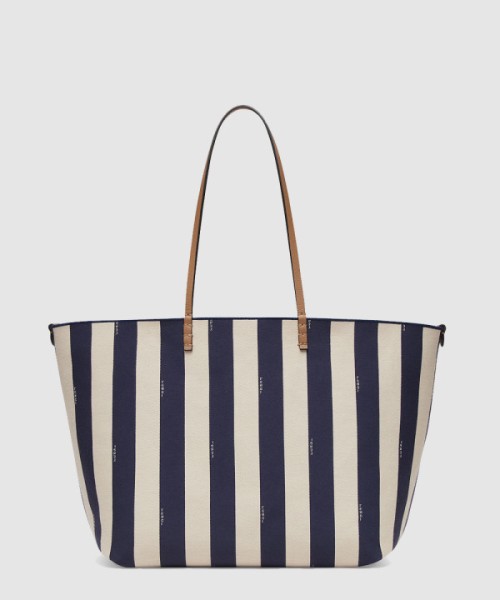 펜디 라지 스트라이프와 쇼퍼백 8BH425