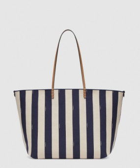 펜디 라지 스트라이프와 쇼퍼백 8BH425