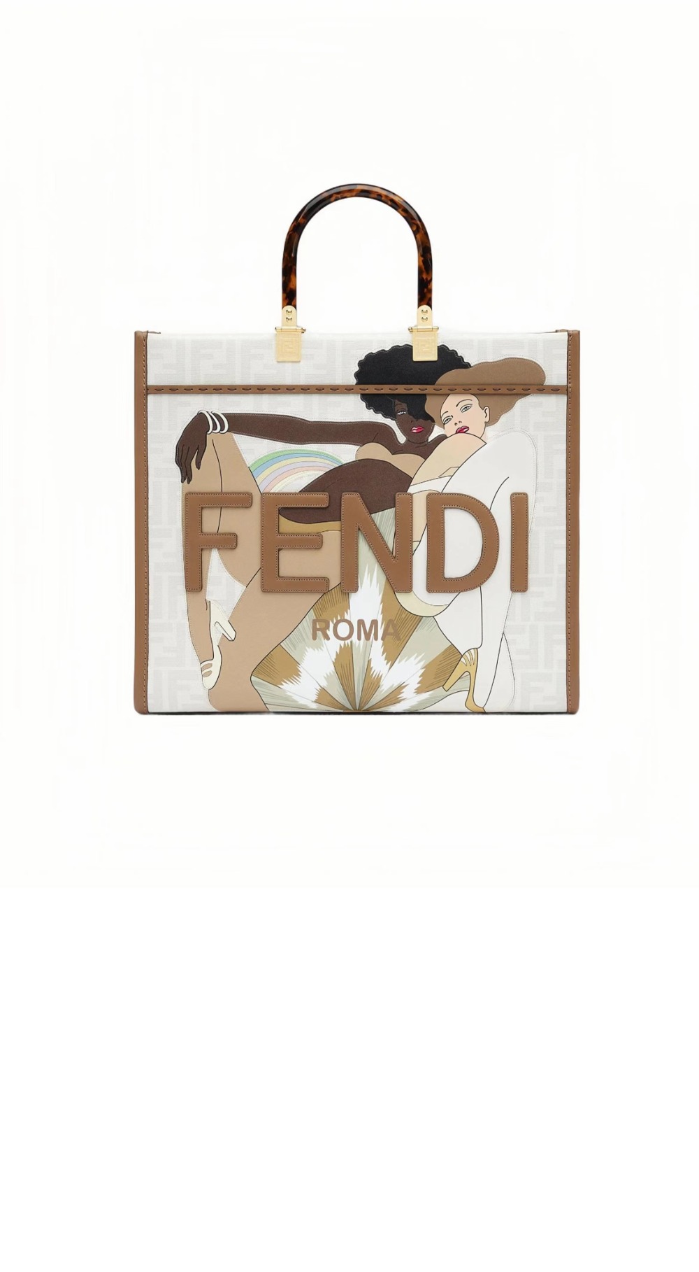 펜디 선샤인 쇼퍼백 미듐 8BH386