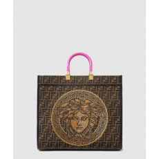 펜디 펜다체 선샤인 쇼퍼백 미듐 8BH386