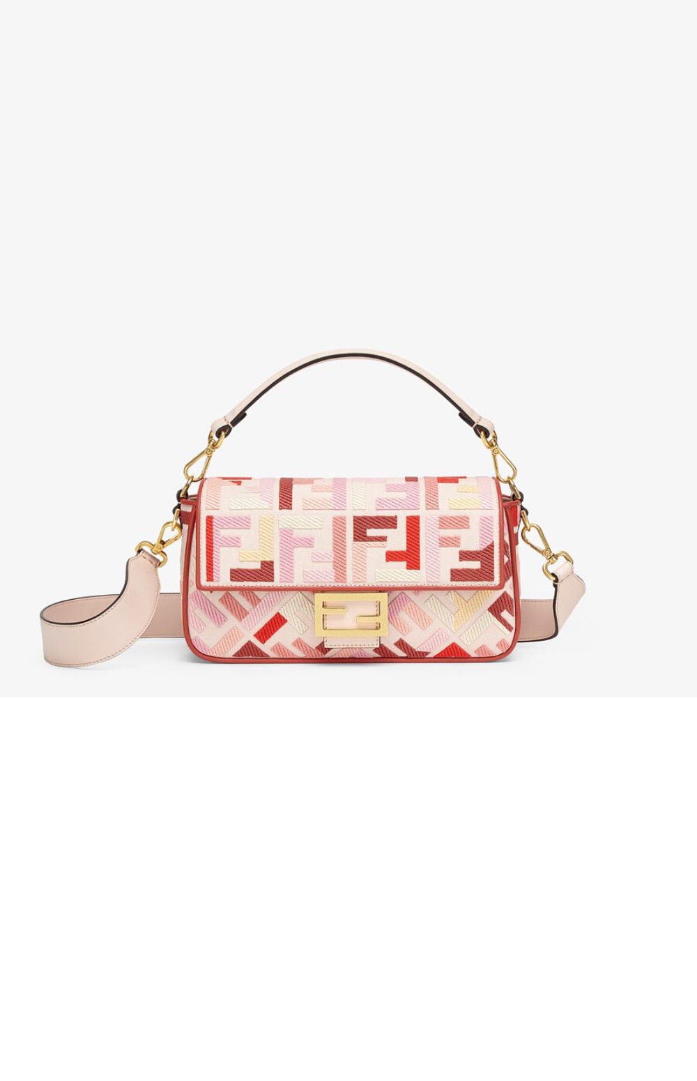 펜디 바게트백 미듐 8BR600