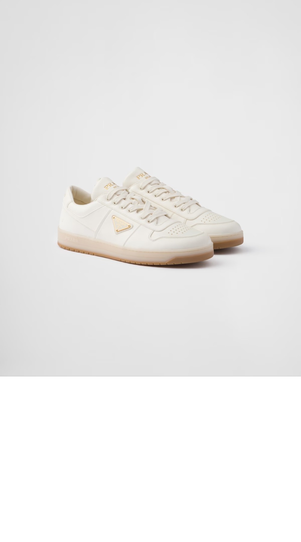 프라다 다운다운 나파 레더 스니커즈 2EE364