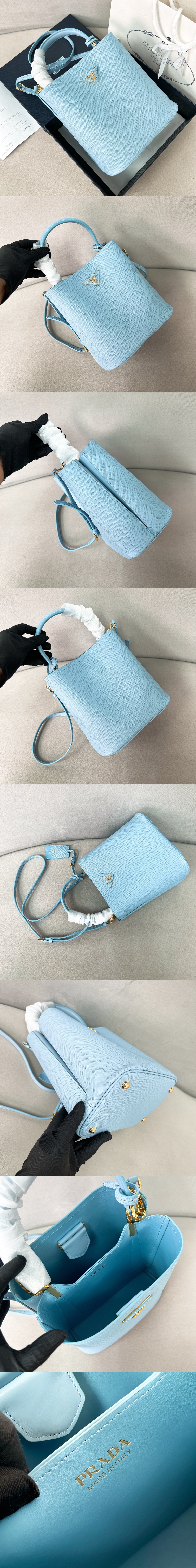 프라다 사피아노 파니에 레더 1BA212