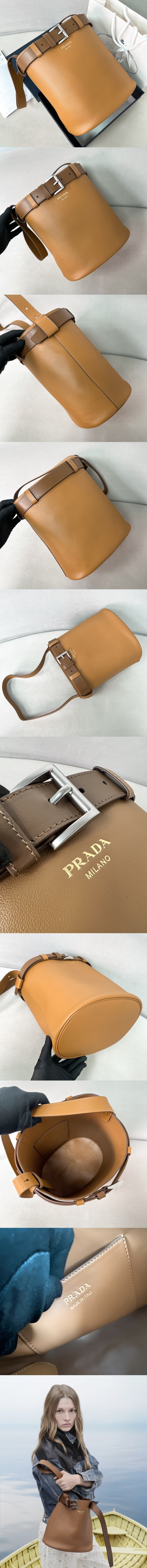 프라다 25ss 버클 숄더 백 1BE085