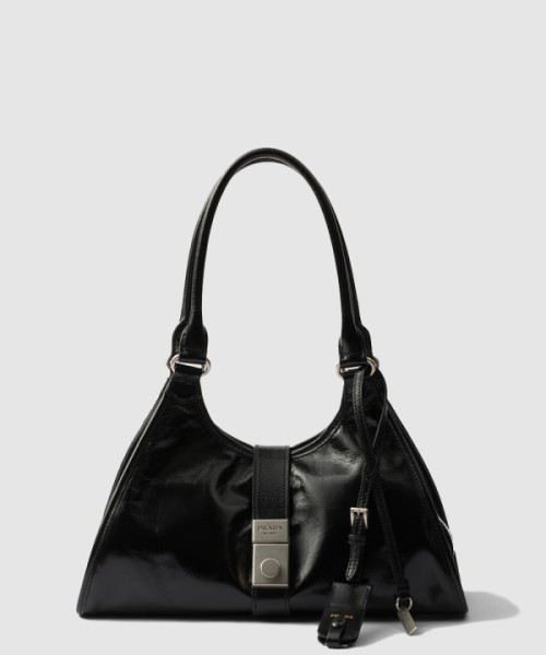 프라다 미디엄 가죽 토트백 1BG563