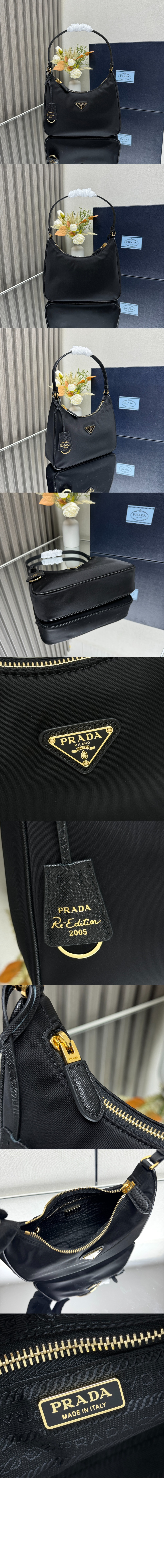 프라다 리에디션 2005 리나일론 미니백 1N204M