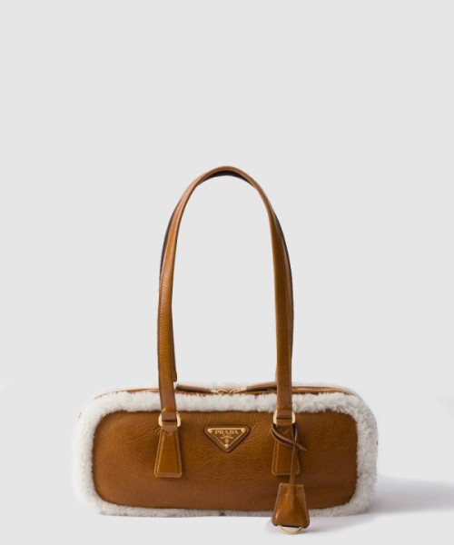 프라다 미디엄 시어링 투 핸들백 1BB124