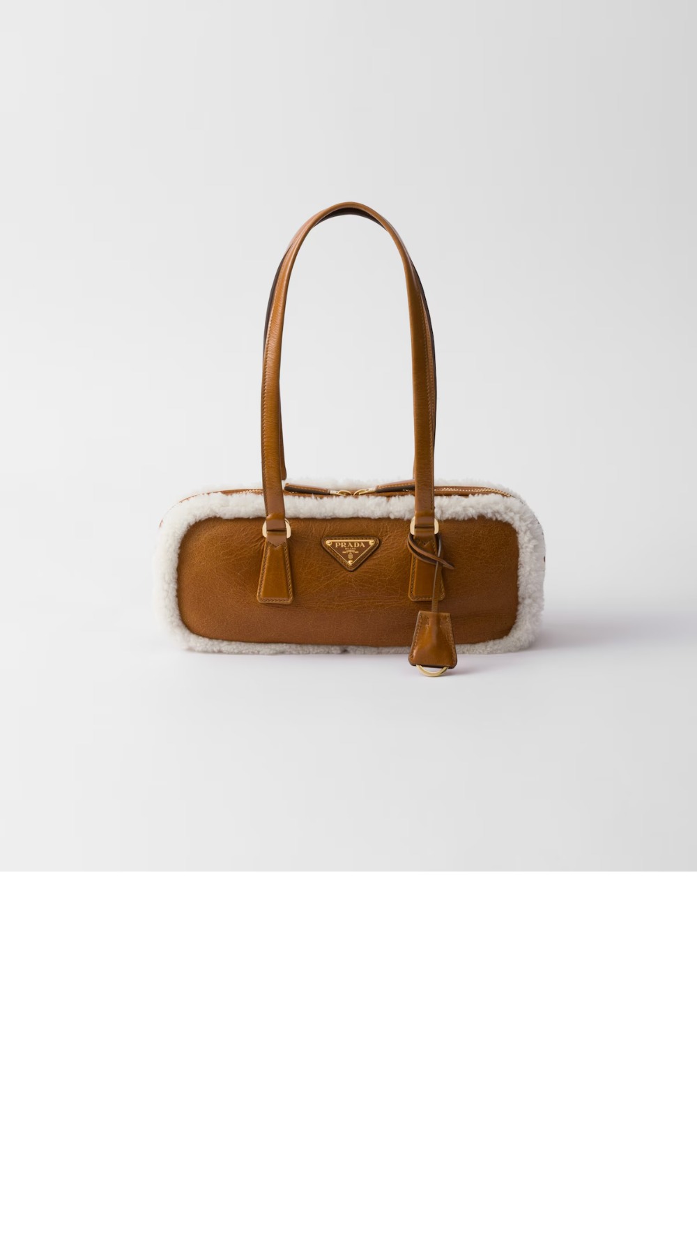 프라다 미디엄 시어링 투 핸들백 1BB124