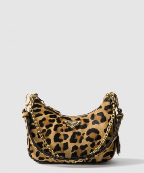 프라다 리에디션 프린티드 가죽 미니백 1BC204