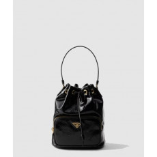 프라다 Duet Naplak 페이턴트 레더 버킷백 1BH038