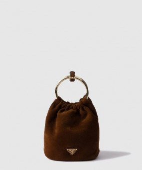 프라다 스웨이드 미니백 1BC227