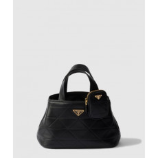 프라다 스몰 퀼팅 가죽 토트백 1BG548