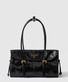 프라다 미디엄 가죽 숄더백 1BD376