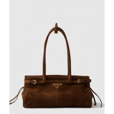 프라다 미디엄 스웨이드 핸드백 1BA426