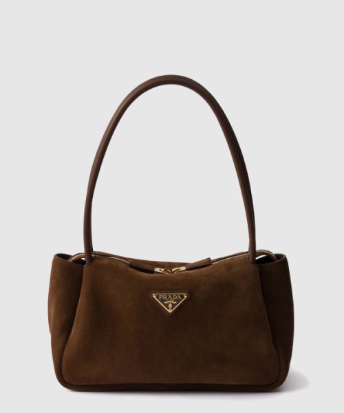 프라다 미디엄 스웨이드 숄더백 1BA444