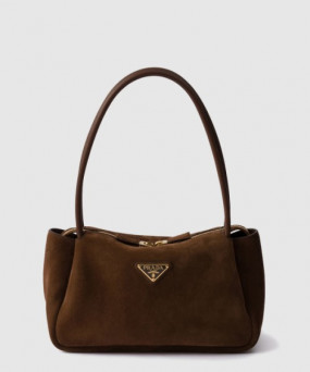 프라다 미디엄 스웨이드 숄더백 1BA444