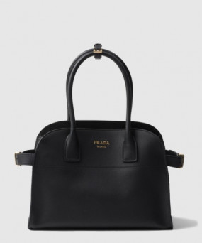 프라다 미디엄 가죽 토트백 1BG538