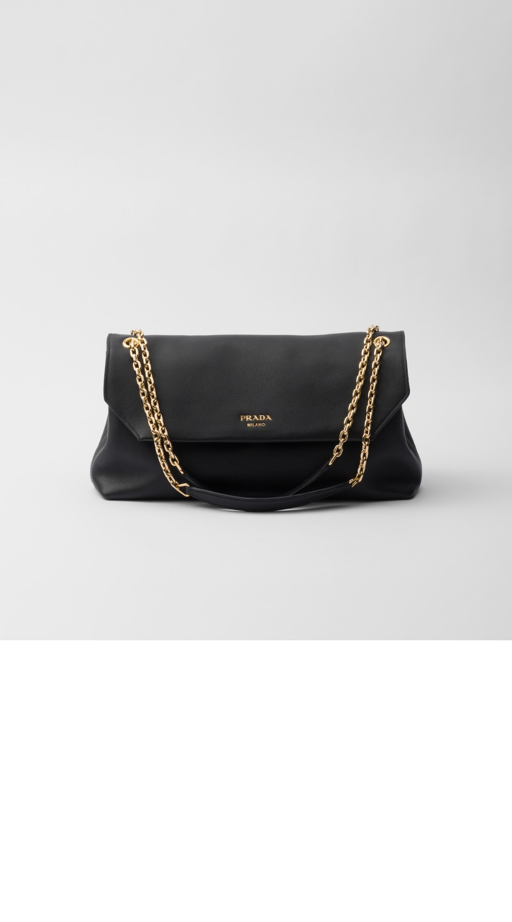 프라다 미디엄 가죽 숄더백 1BD367