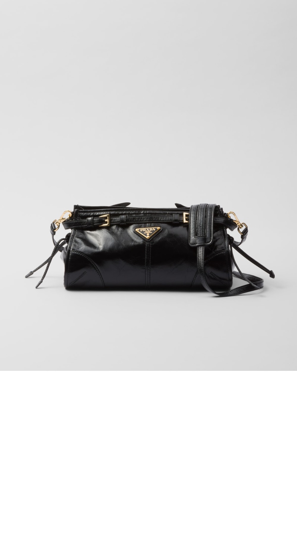 프라다 스몰 가죽 숄더백 1BH215