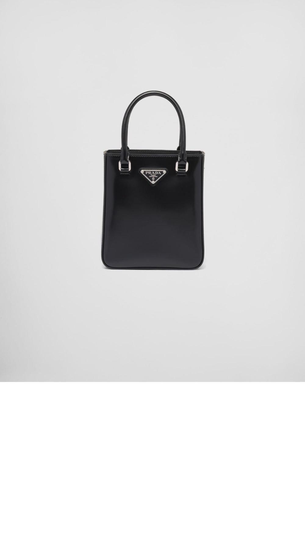 프라다 가죽 스몰 토트백 1BA331