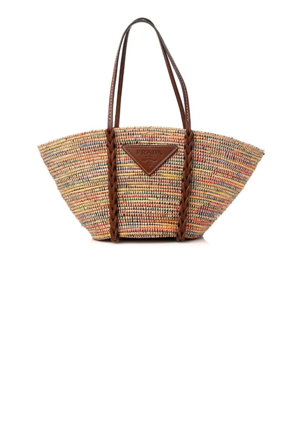 프라다 스트로우 토트백 1BG312