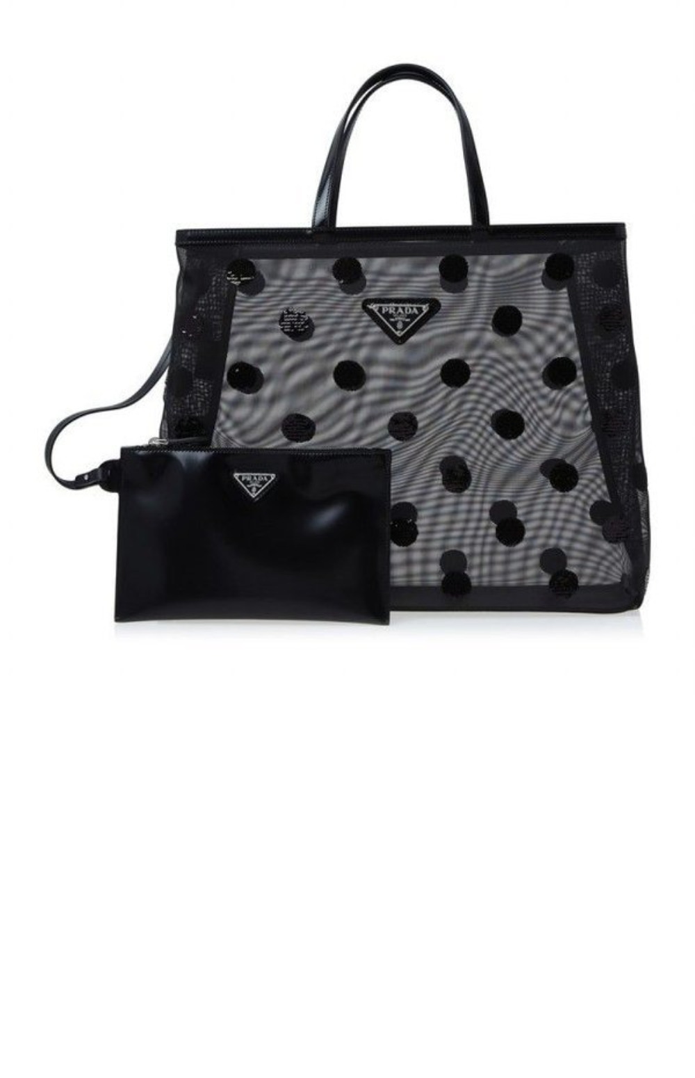 프라다 메쉬 토트백 1BG416