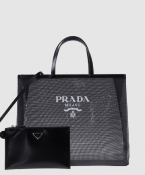 프라다 메쉬 토트백 1BG416