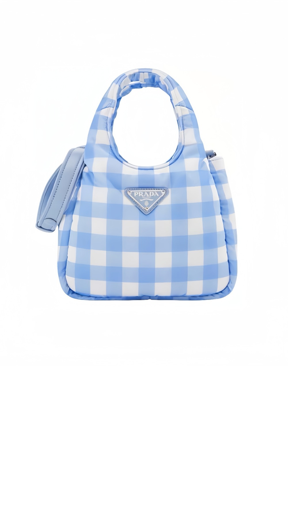 프라다 체크 장바구니 가방 1BG359