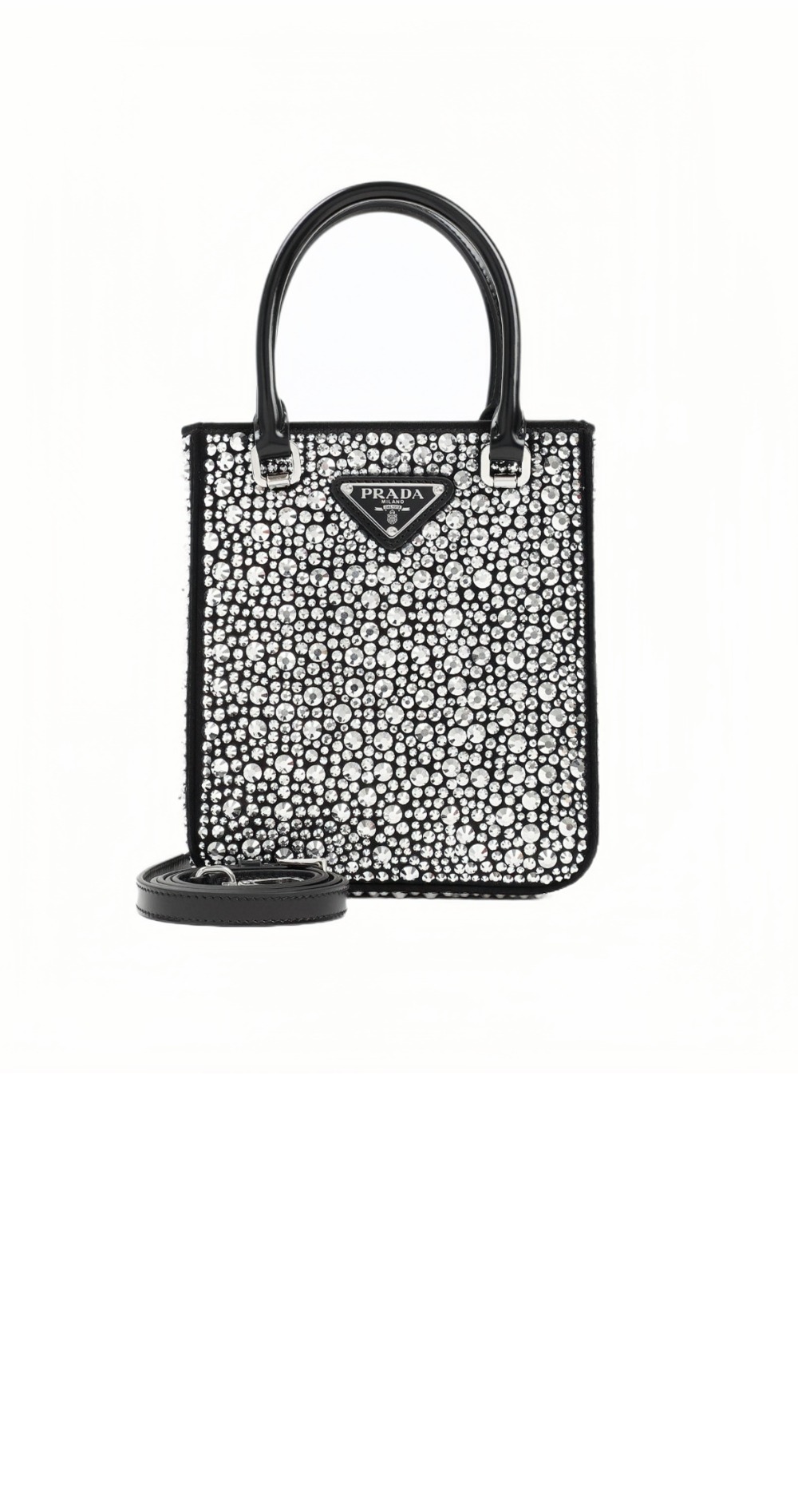 프라다 새틴 토트백 1BG331