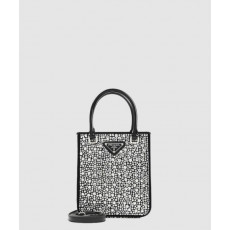 프라다 새틴 토트백 1BG331