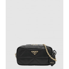 프라다 퀼팅 레더 카메라백 1BH197