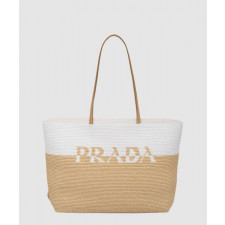 프라다 라지 면 풀 라피트 가방 1BG442