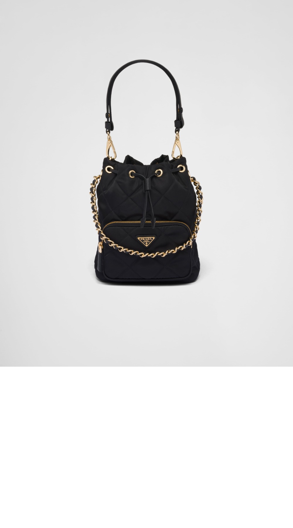 프라다 1995 체인 리나일론 숄더백 1BH038