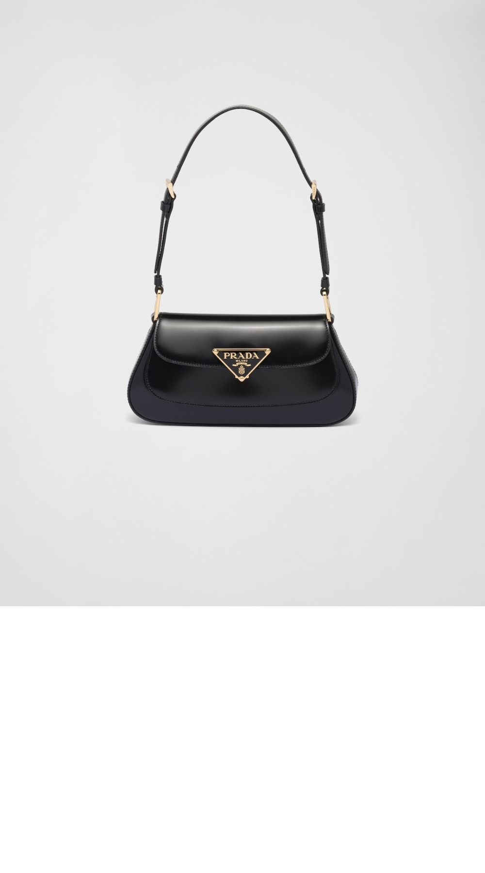 프라다 브러쉬드 가죽 숄더백 1BD345